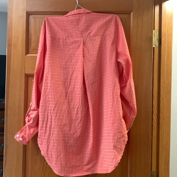 LL Bean Button Down Sun Top - Size L - Picture 3 of 3